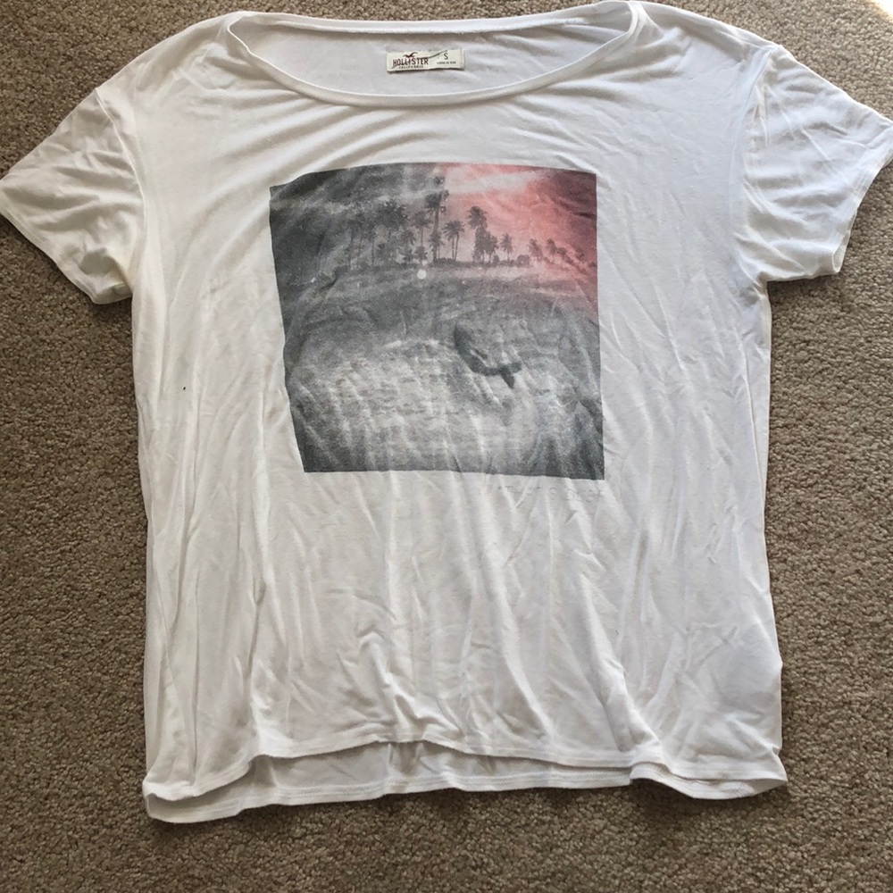 Light, White Graphic Tee